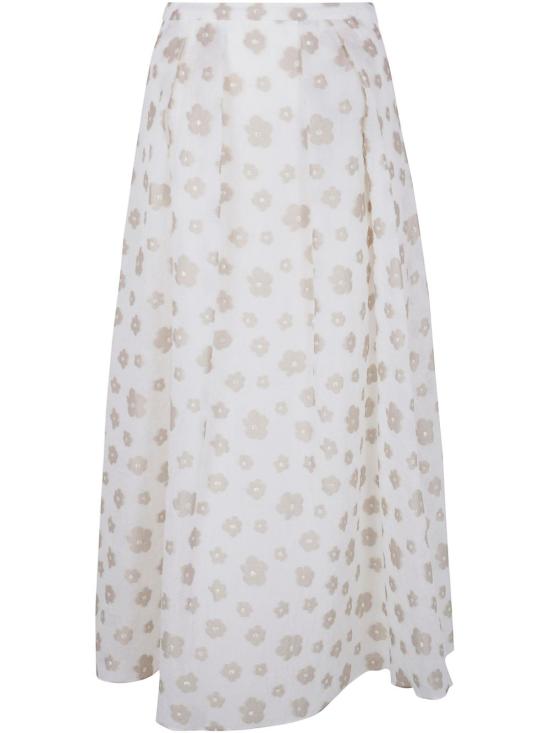 25SS 엠포리오 아르마니 미디 스커트 EW000930 AF12641F0009 White