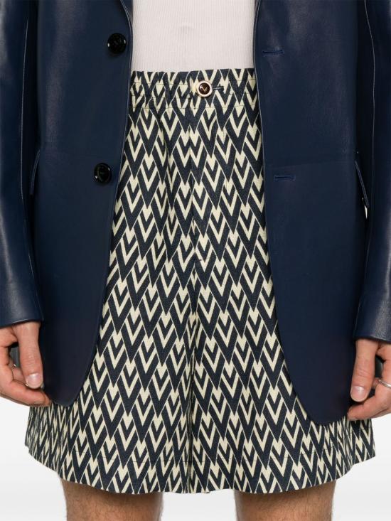25SS 발렌티노 가라바니 숏팬츠 VRDE35 AK2QTD Blue - VALENTINO GARAVANI