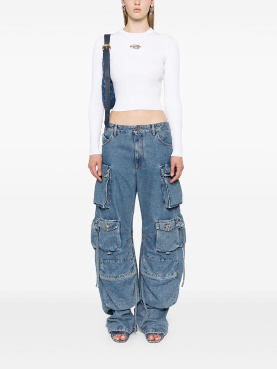 25SS 디젤 스웨터 A15328 0DLAX100 White - DIESEL