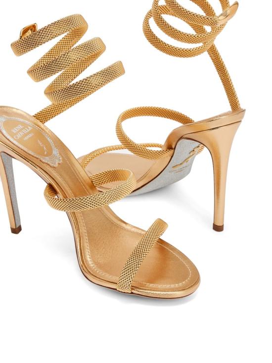 25SS 르네 카오빌라 샌들 C12383 105 NA01L013 Golden - RENE CAOVILLA