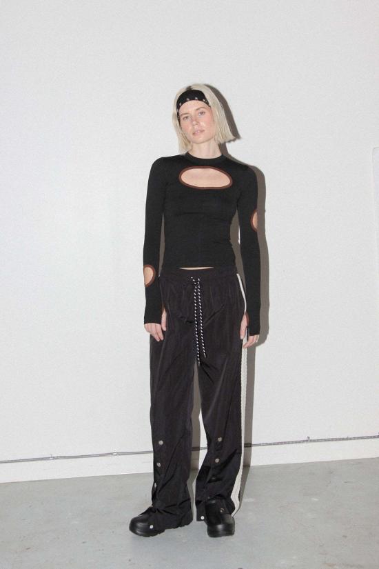  케이코 트레이닝/조거 팬츠 Kk Co 스플릿 트랙  오닉스