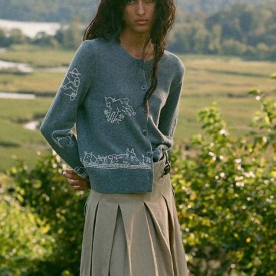  씨뉴욕 가디건 씨니에딘 팜 카디건 - SEA NY