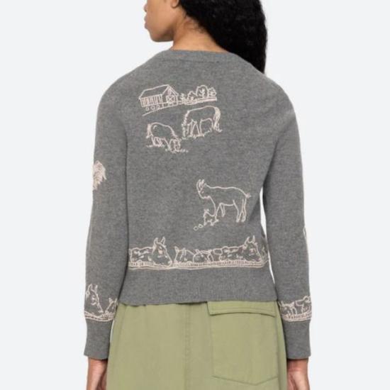  씨뉴욕 가디건 씨니에딘 팜 카디건 - SEA NY