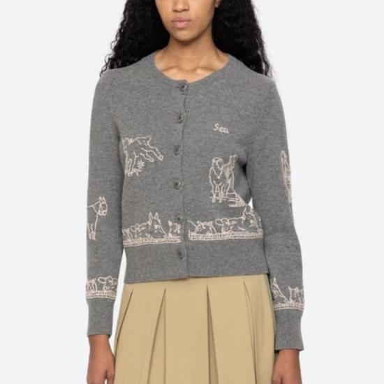  씨뉴욕 가디건 씨니에딘 팜 카디건