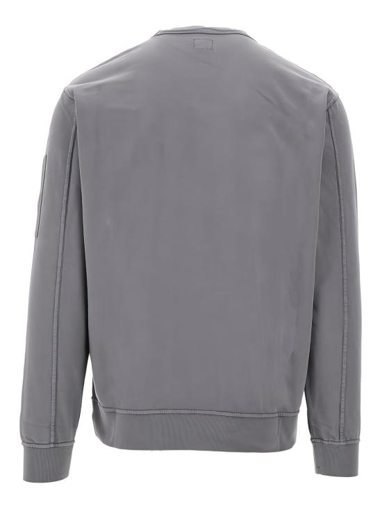 25SS 씨피 컴퍼니 레귤러 핏 코튼 스웨트셔츠  18CMSS019A002246G935 SMOKED PEARL DOM - C.P. COMPANY