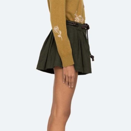  씨뉴욕 숏팬츠 Sea Ny Shai 벨트 쇼츠 아미 - SEA NY