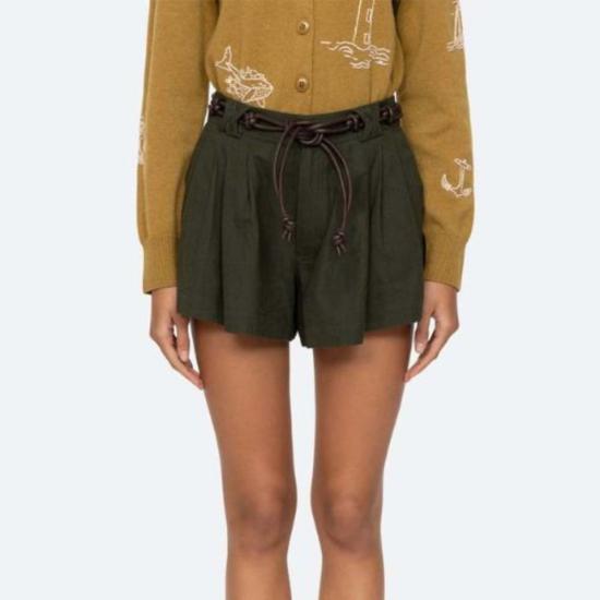  씨뉴욕 숏팬츠 Sea Ny Shai 벨트 쇼츠 아미 - SEA NY
