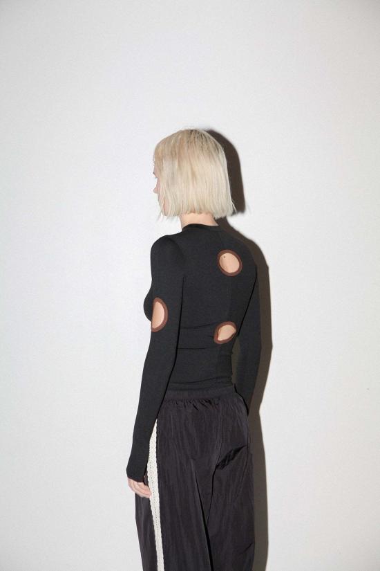  케이코 블라우스/셔츠 Kk Co 킥 베이스 레이어 오닉스 - KKCO