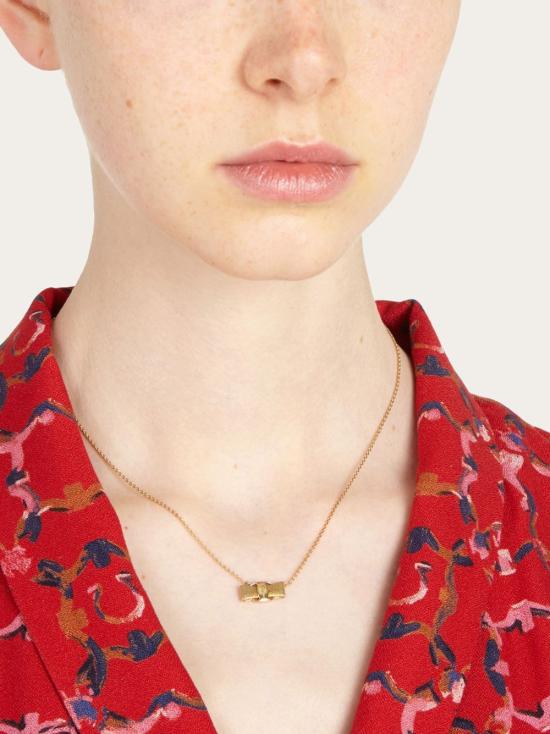 25SS 살바토레 페라가모 목걸이/팬던트 760547998985001 GOLDEN - SALVATORE FERRAGAMO