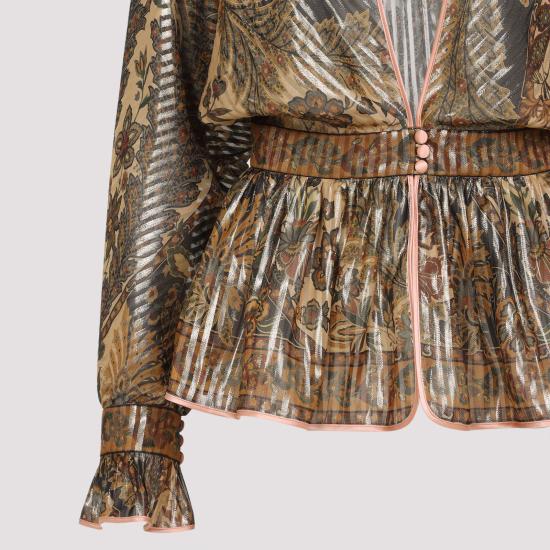 25SS 발렌티노 가라바니 블라우스 6B0AB7G19AW BROWN - VALENTINO GARAVANI