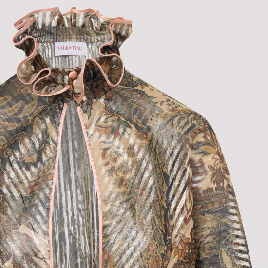 25SS 발렌티노 가라바니 블라우스 6B0AB7G19AW BROWN - VALENTINO GARAVANI