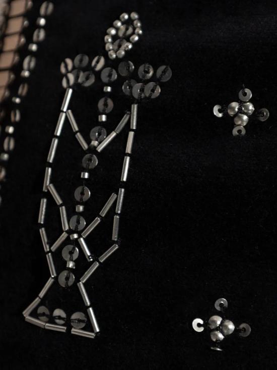 25SS 이자벨마랑 숏 스커트 JU0331FA C1E01IBKSI BLACK SILVER - ISABEL MARANT