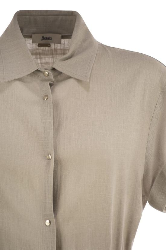 25SS 에르노 숏 원피스 TT000005D BEIGE - HERNO