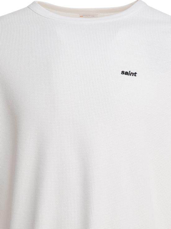 25SS 세인트 미카엘 긴팔 티셔츠 SM HR8 0000 038WHITE White - SAINT MXXXXXX