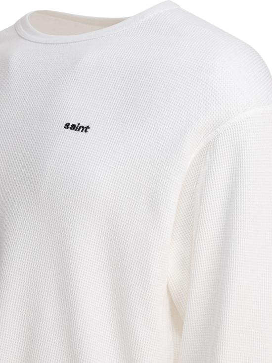 25SS 세인트 미카엘 긴팔 티셔츠 SM HR8 0000 038WHITE White - SAINT MXXXXXX