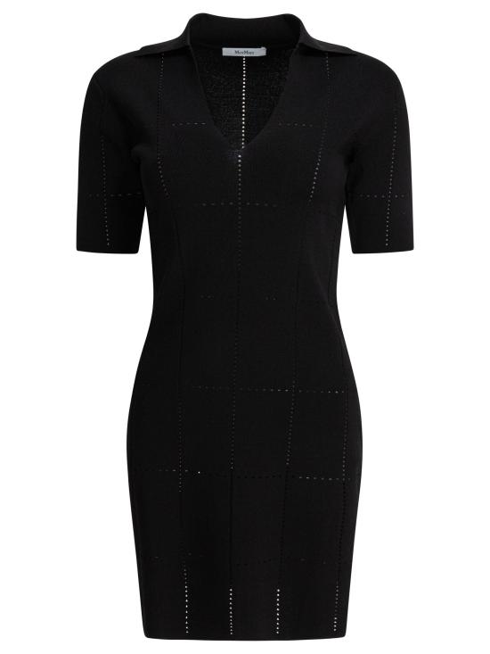 25SS 막스마라 숏 원피스 2511321019600OLIVI004 Black