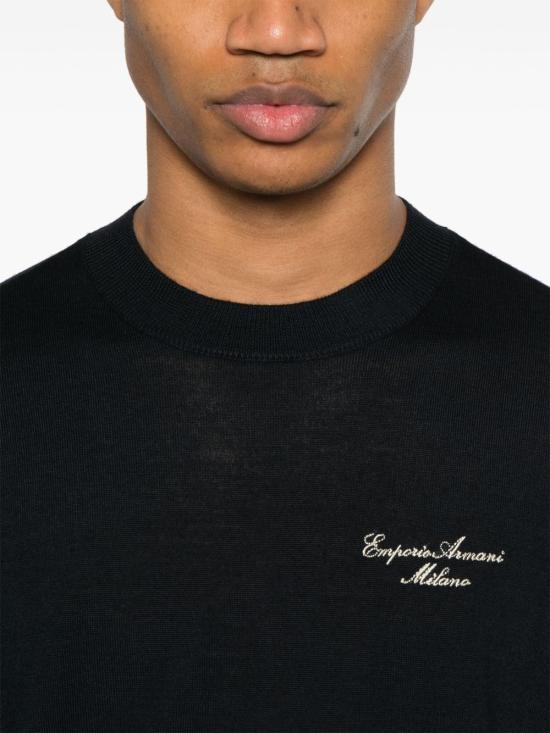 25SS 엠포리오 아르마니 스웨터 EM000903 AF14698MB173 Blue - EMPORIO ARMANI