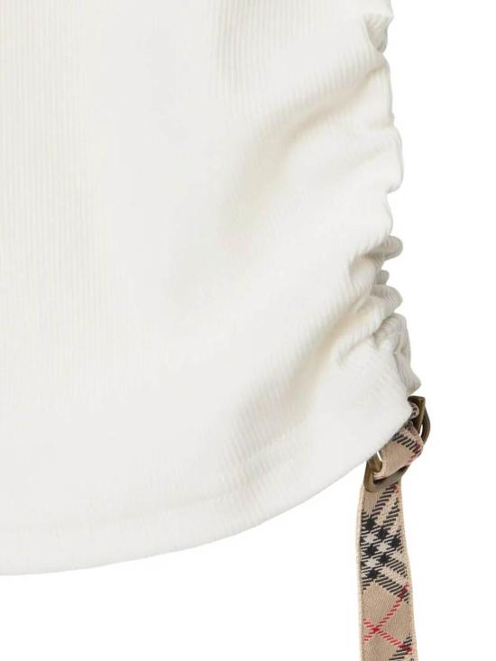  버버리 민소매 티셔츠 8109197 White - BURBERRY