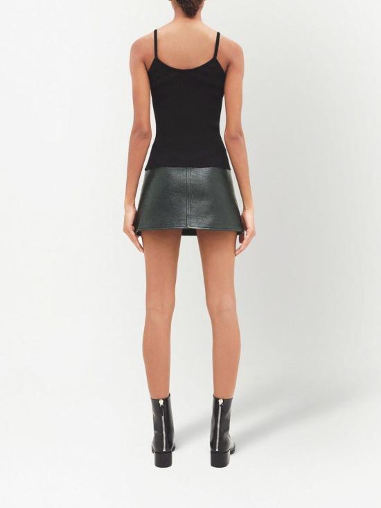 26SS 쿠레쥬 민소매 티셔츠 PERMDE012FI00019999 Black - COURREGES