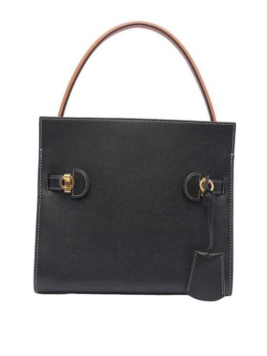26SS 토리버치 스몰 리 리즈윌 더블백 61302001 Black - TORY BURCH
