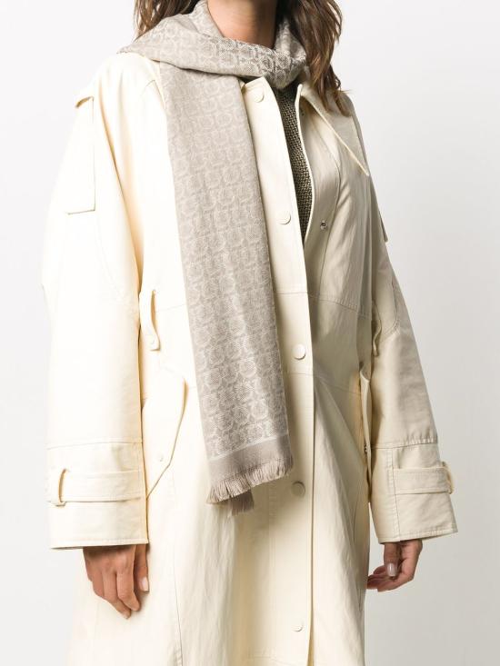 25SS 살바토레 페라가모 머플러/스카프 327955 736640015 Beige - SALVATORE FERRAGAMO