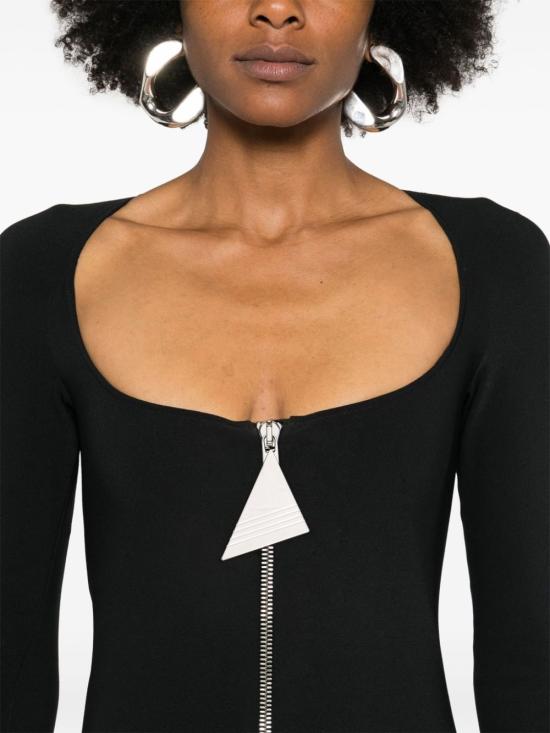 24FW 디 아티코 숏 원피스 248WCA312 E100100 Black - THE ATTICO