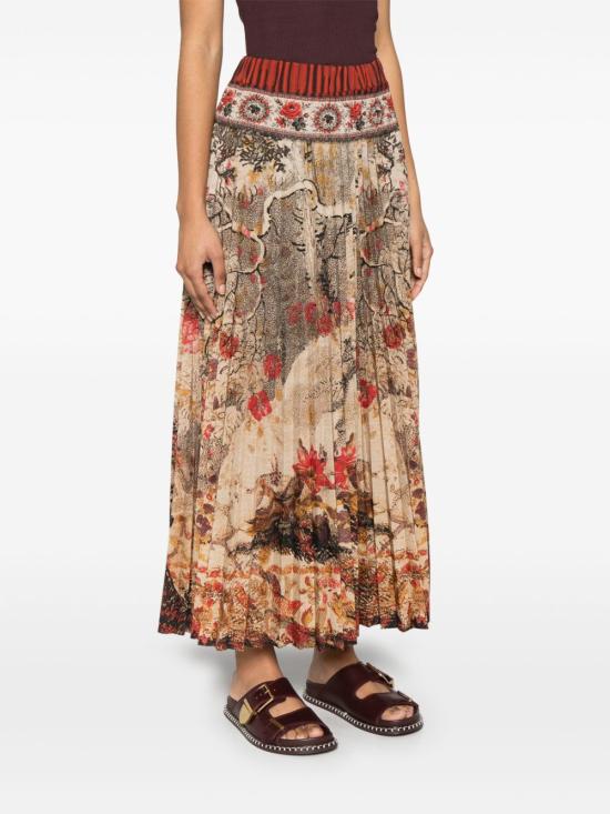 25SS 피에르루이마샤 미디 스커트 CETO S GO11564 101514870 Brown - PIERRE LOUIS MASCIA