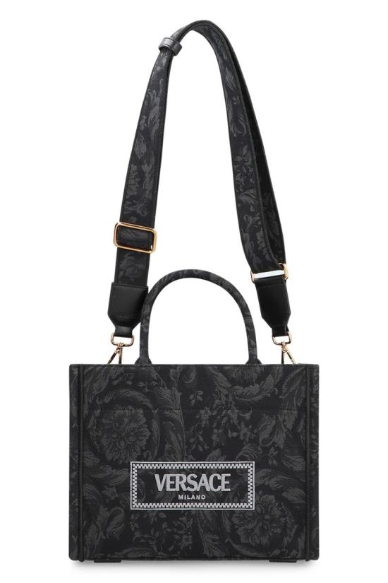 25SS 베르사체 토트백 10115641A09741 2BM0V Black - VERSACE