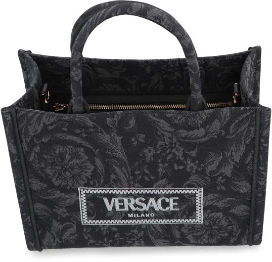 25SS 베르사체 토트백 10115641A09741 2BM0V Black - VERSACE