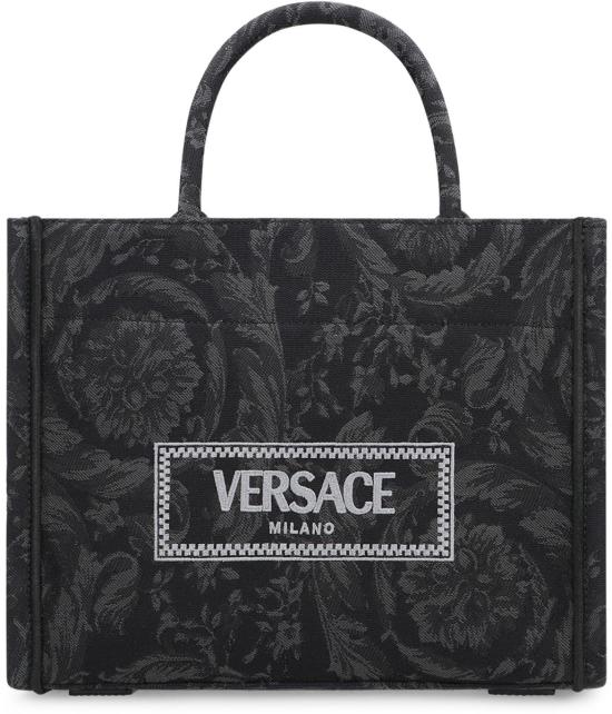 25SS 베르사체 토트백 10115641A09741 2BM0V Black - VERSACE