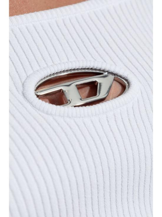 25SS 디젤 긴팔 티셔츠 A14189 0DLAX100 White - DIESEL