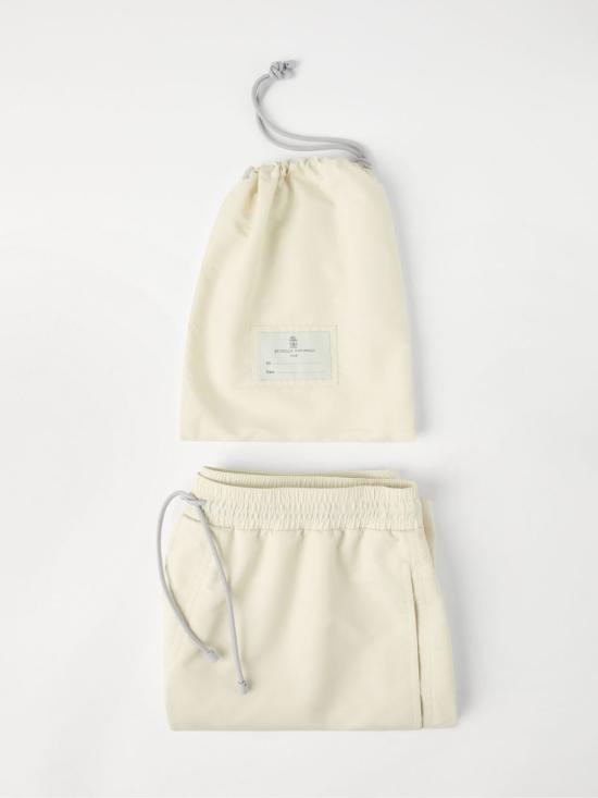 25SS 브루넬로 쿠치넬리 스윔팬츠 MW817043 C2029 Beige - BRUNELLO CUCINELLI