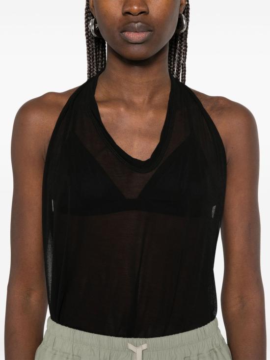 25SS 릭 오웬스 민소매 티셔츠 RP01E7108 JCR09 Black - RICK OWENS