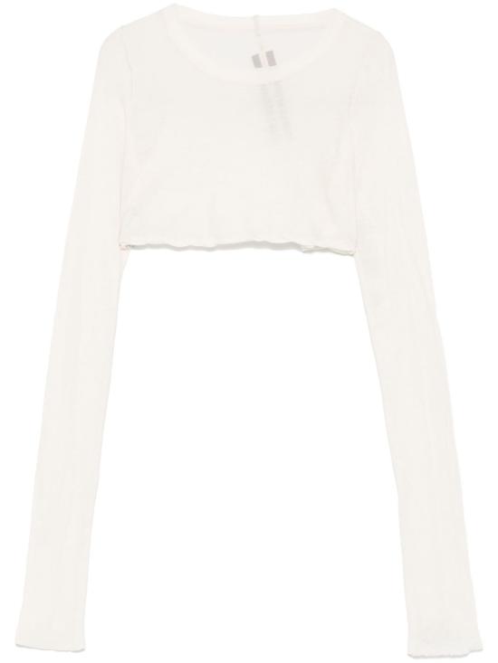 25SS 릭 오웬스 반팔 티셔츠 RP01E7220 UC21 Cream