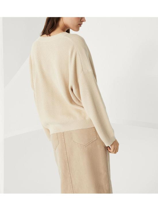 25SS 브루넬로 쿠치넬리 스웨터 M19255002 C9733 Beige - BRUNELLO CUCINELLI