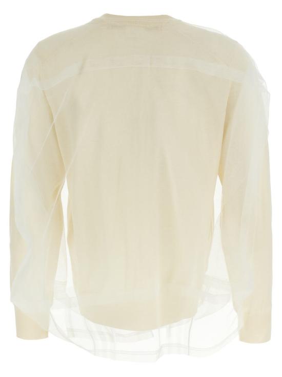 25SS 꼼데가르송 스웨터 GOB0181 WHITE - COMME DES GARCONS