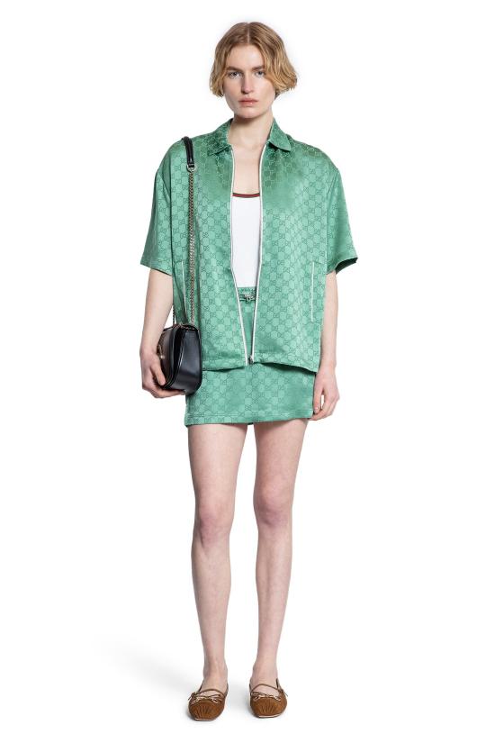 구찌 숏 스커트 816066XJG4L3336 Green - GUCCI