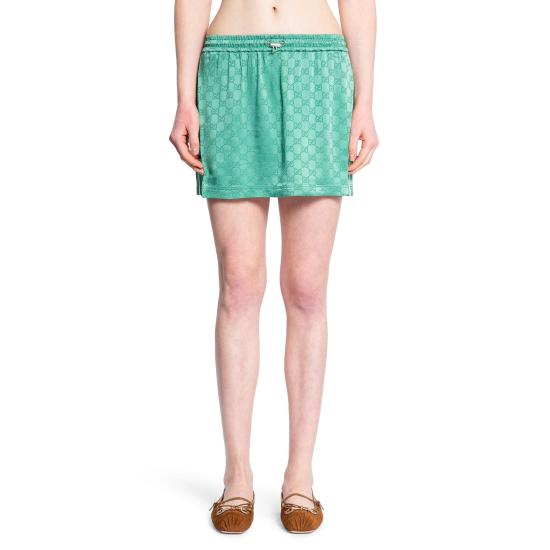  구찌 숏 스커트 816066XJG4L3336 Green