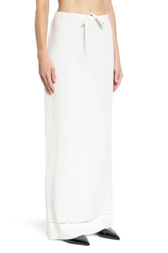  프라다 롱 스커트 P135YR15Y4F0304 White - PRADA