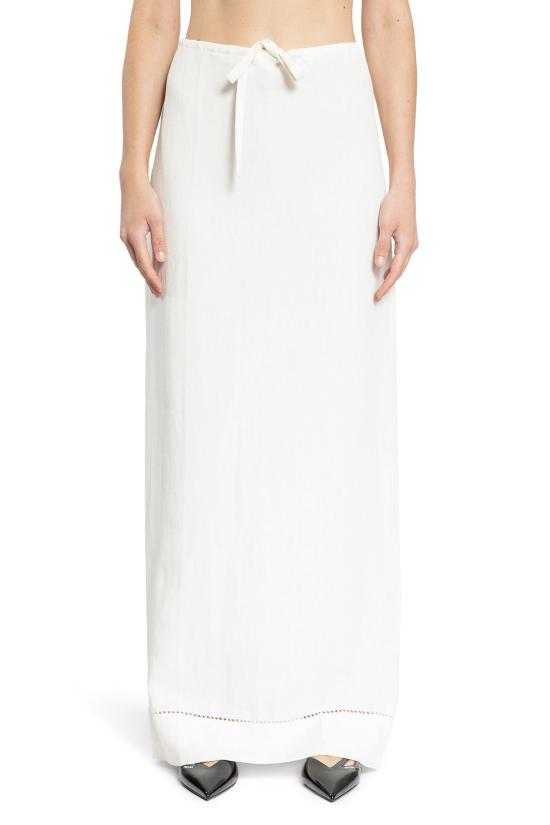  프라다 롱 스커트 P135YR15Y4F0304 White - PRADA
