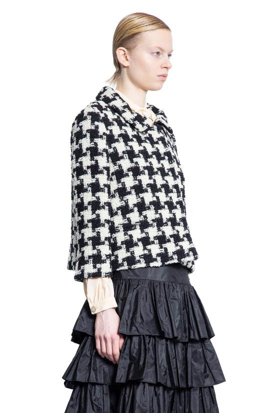  발렌티노 가라바니 자켓 6B3CE3Y190P0AN Black White - VALENTINO GARAVANI