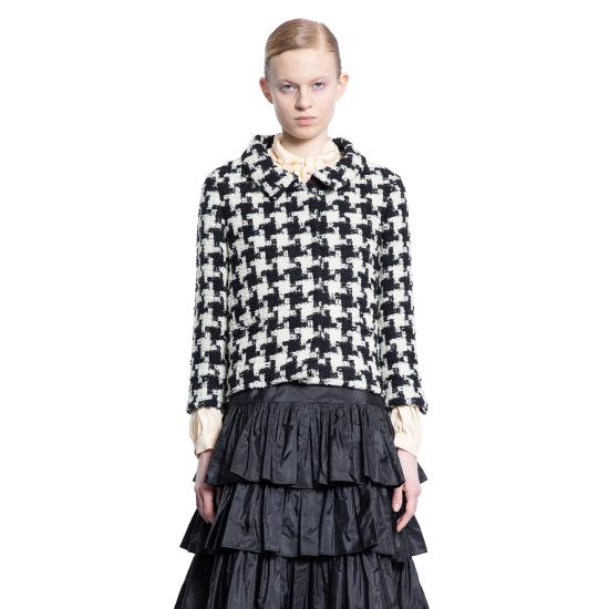  발렌티노 가라바니 자켓 6B3CE3Y190P0AN Black White