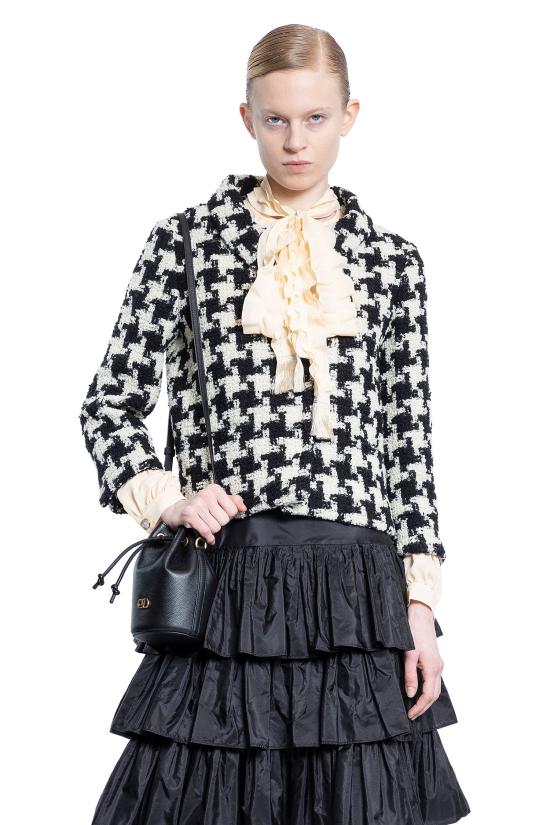  발렌티노 가라바니 자켓 6B3CE3Y190P0AN Black White - VALENTINO GARAVANI