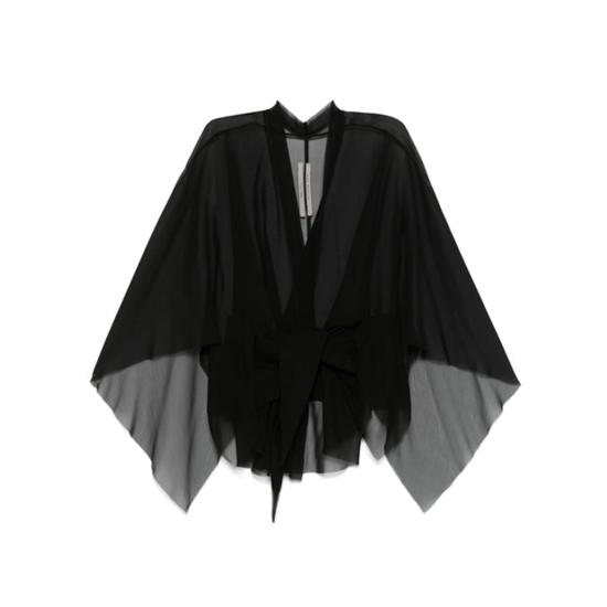 25SS 릭 오웬스 케이프 RP01E7731S 09 BLACK