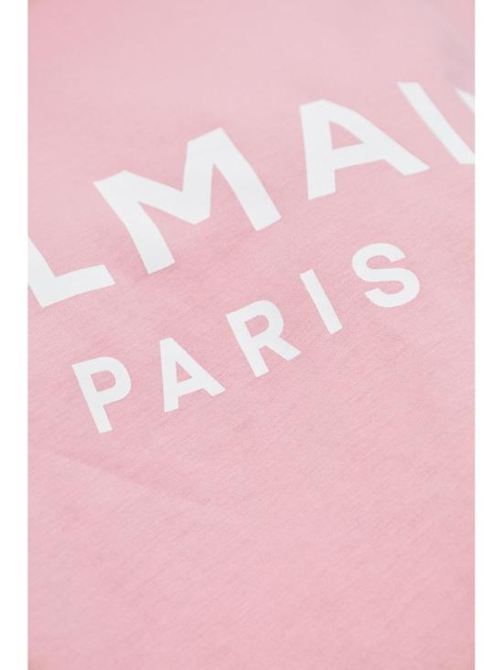 25SS 발망 반팔 티셔츠 BF1EE020 BB02OLA Pink - BALMAIN