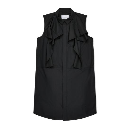 25SS 사카이 숏 원피스 25 07910 001 BLACK