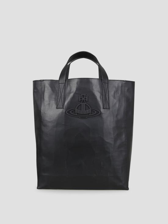 25SS 비비안웨스트우드 토트백 4D02000BUL00AN N401 BLACK