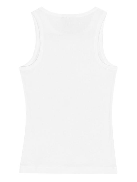 24FW 가니 민소매 티셔츠 T3897 151 White - GANNI