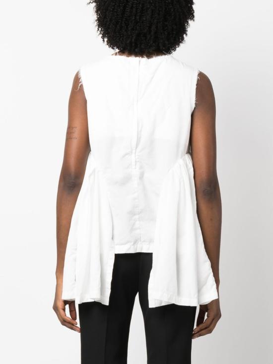 23SS 꼼데가르송 민소매 티셔츠 GKB012 0512 White - COMME DES GARCONS