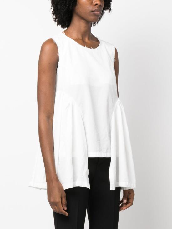 23SS 꼼데가르송 민소매 티셔츠 GKB012 0512 White - COMME DES GARCONS